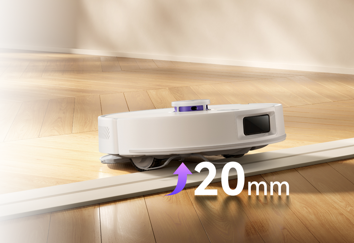 Dulkių siurblys-robotas „Narwal Freo S“ su automatinio dulkių ištuštinimo stotele, 8000 Pa, baltas aprašymas - Prekės nuotrauka