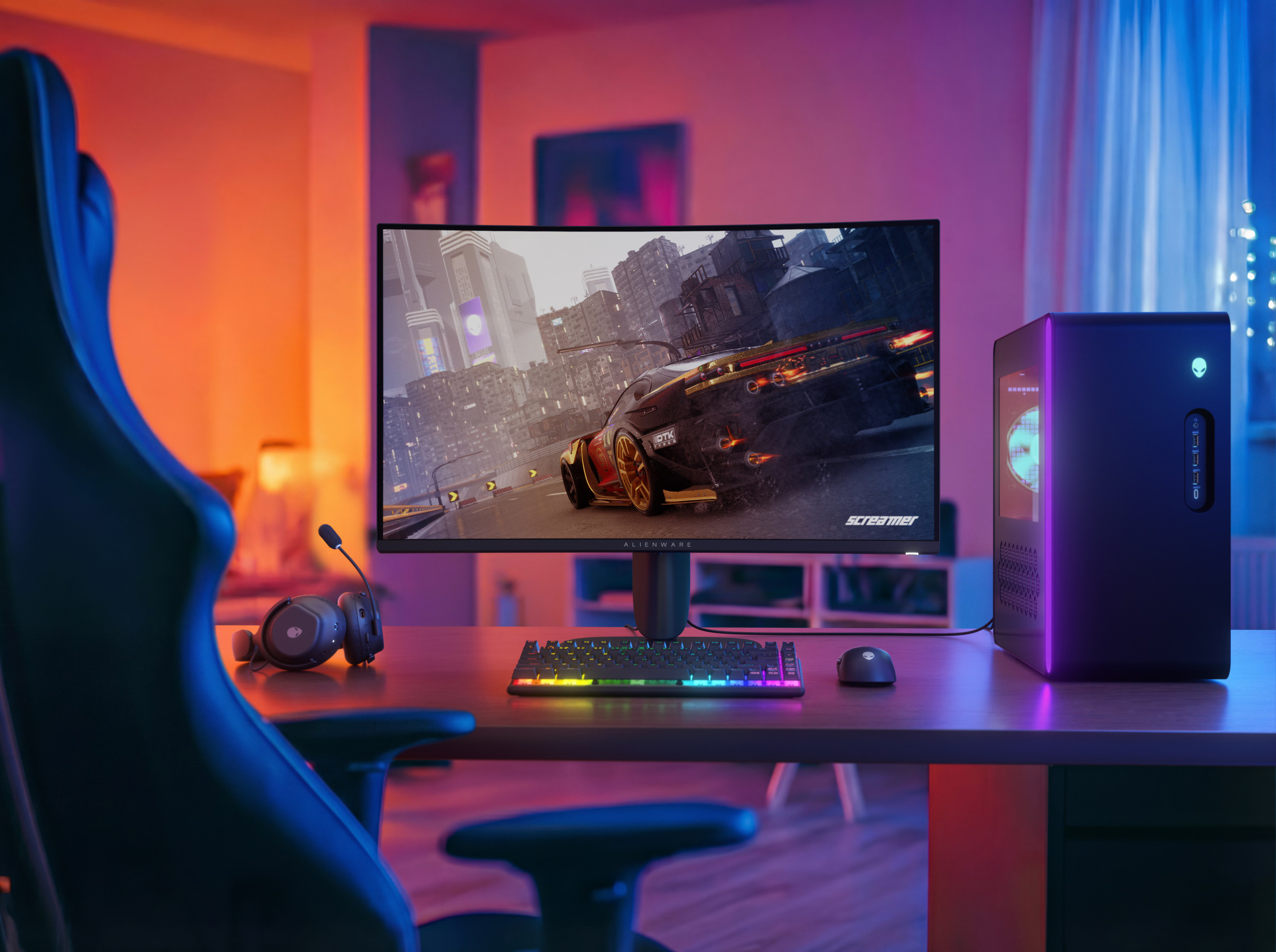 Žaidimų monitorius Dell Alienware AW3226DM, 31.5