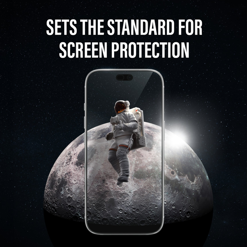 Ekrano apsauga „PanzerGlass Ceramic Ultra-Wide Fit - FASTFIT IN-A-BOX“, skirta „iPhone 17 Pro Max“ ir „18 Pro Max“ aprašymas - Prekės nuotrauka