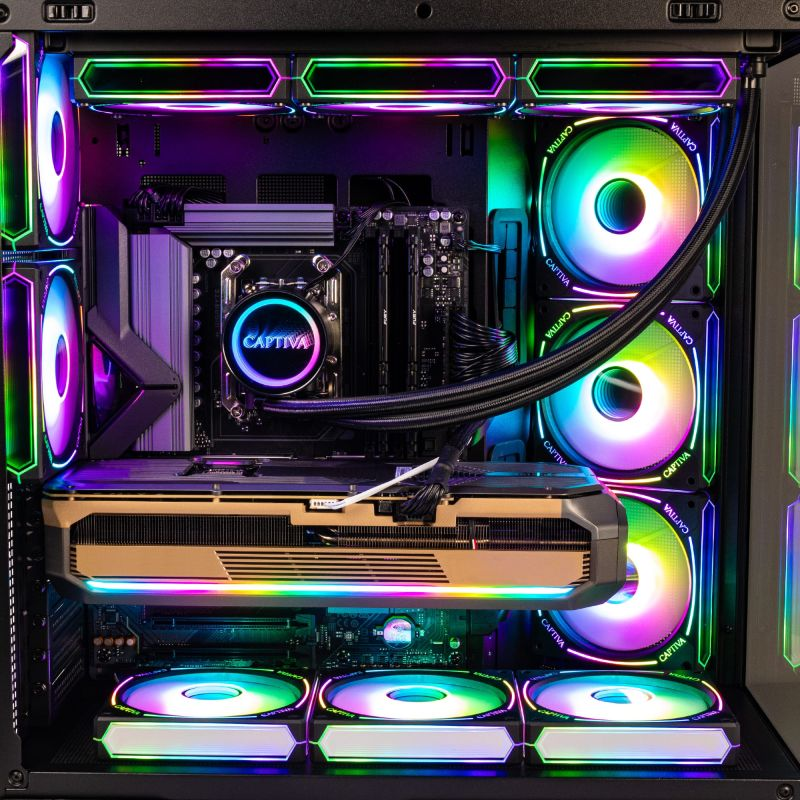 Stacionarus kompiuteris Captiva PC Highend I89-020 | Intel Core i9-14900KF, RTX 5080, 64 GB DDR5 RAM, 2 TB, Windows 11 Home aprašymas - Prekės nuotrauka