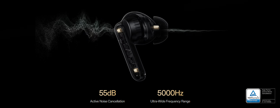 OPPO Air 5 Pro Black aprašymas - Prekės nuotrauka