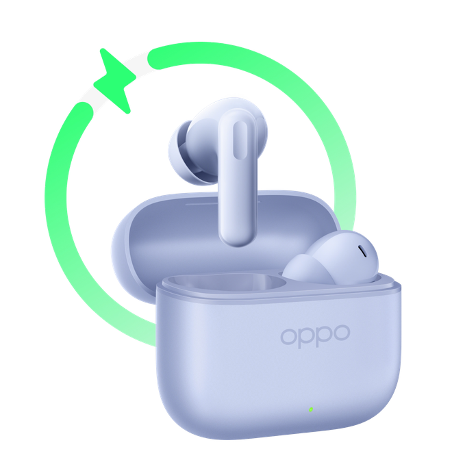 OPPO Enco Buds3 Pro Glaze White aprašymas - Prekės nuotrauka