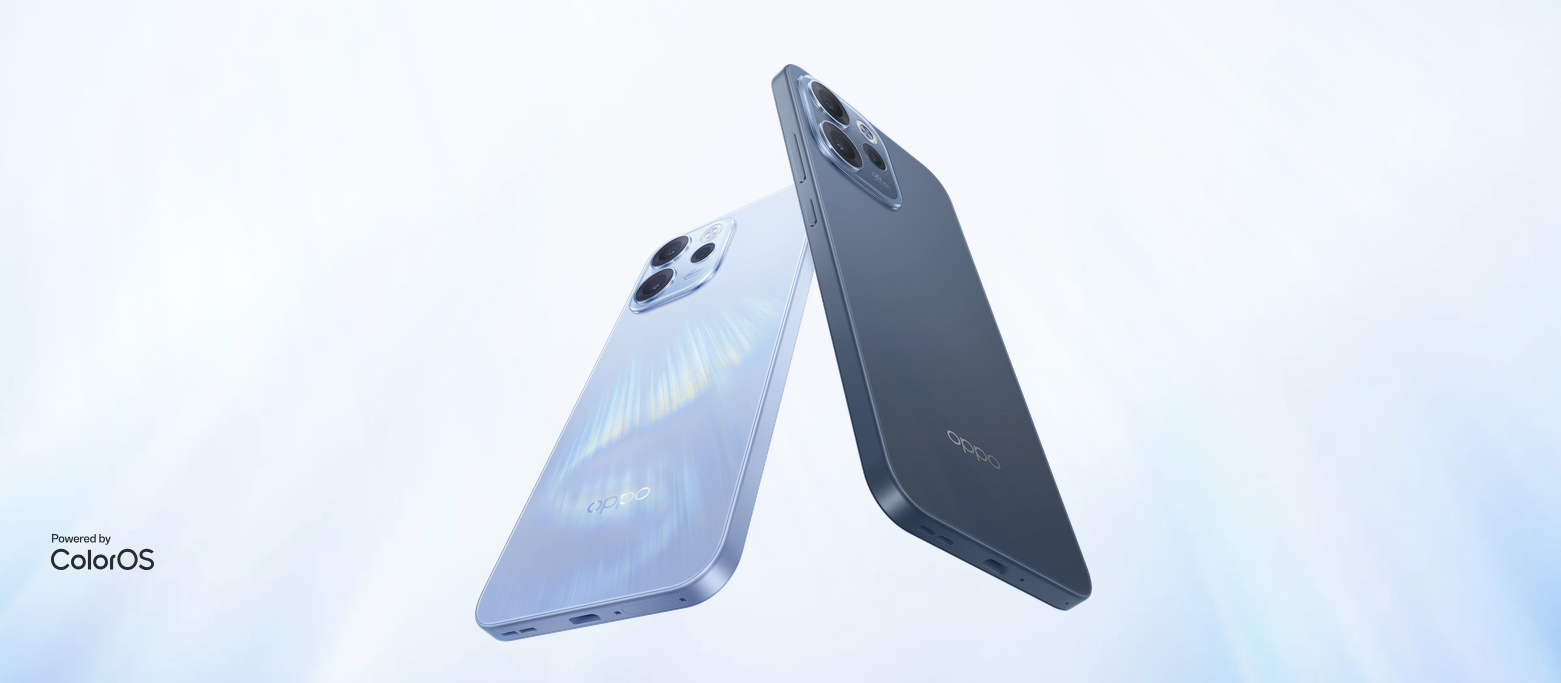 OPPO Reno15 FS 5G 8/512GB Aurora Blue aprašymas - Prekės nuotrauka
