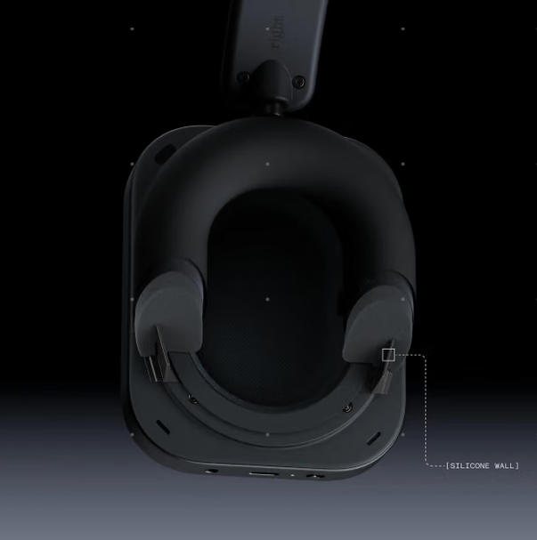 Ausinės Nothing Headphone (1) Pro, balta aprašymas - Prekės nuotrauka