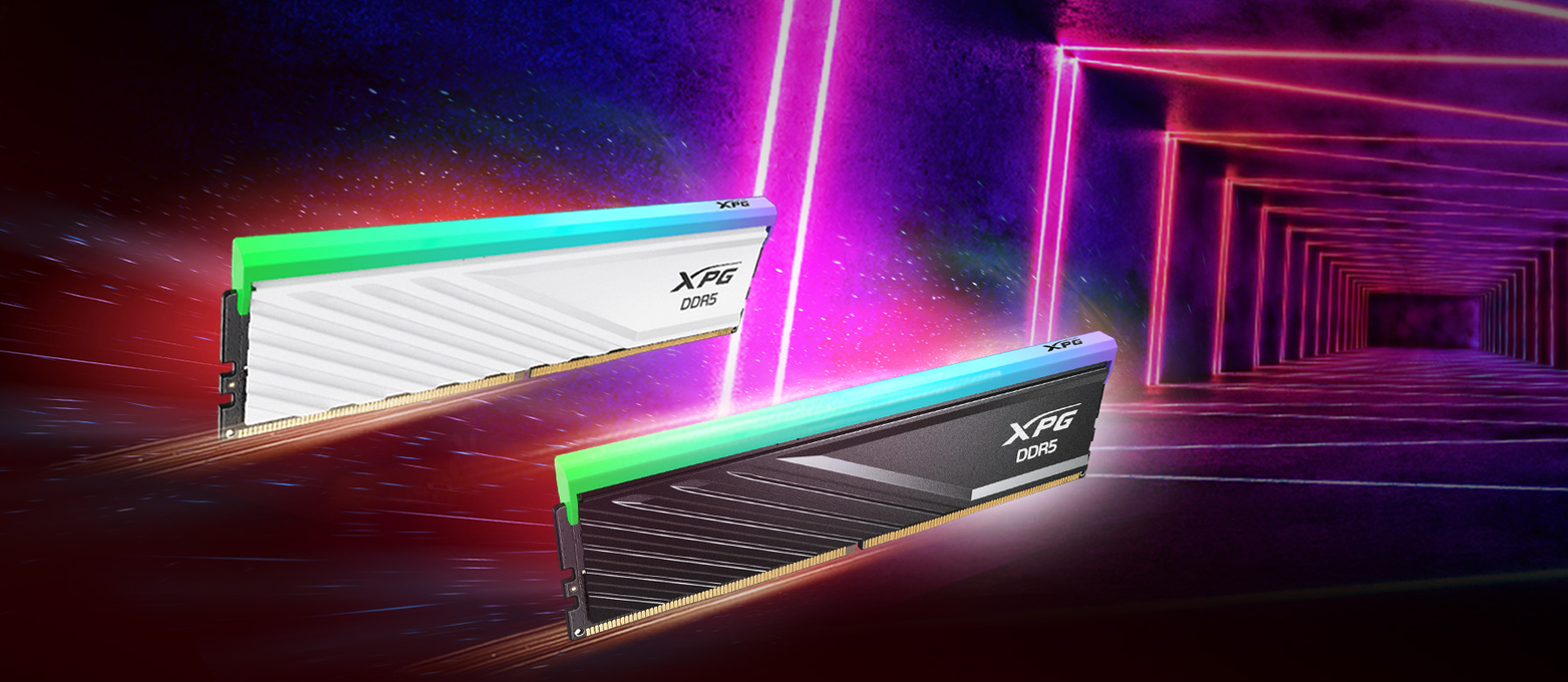 RAM ADATA XPG LANCER, 2 x 16 GB, Juodos spalvos, RGB (AX5U6000C4816G-DTLABRBK) aprašymas - Prekės nuotrauka