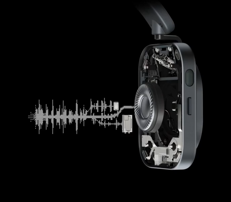 Ausinės Nothing Headphone (1) Pro, balta aprašymas - Prekės nuotrauka