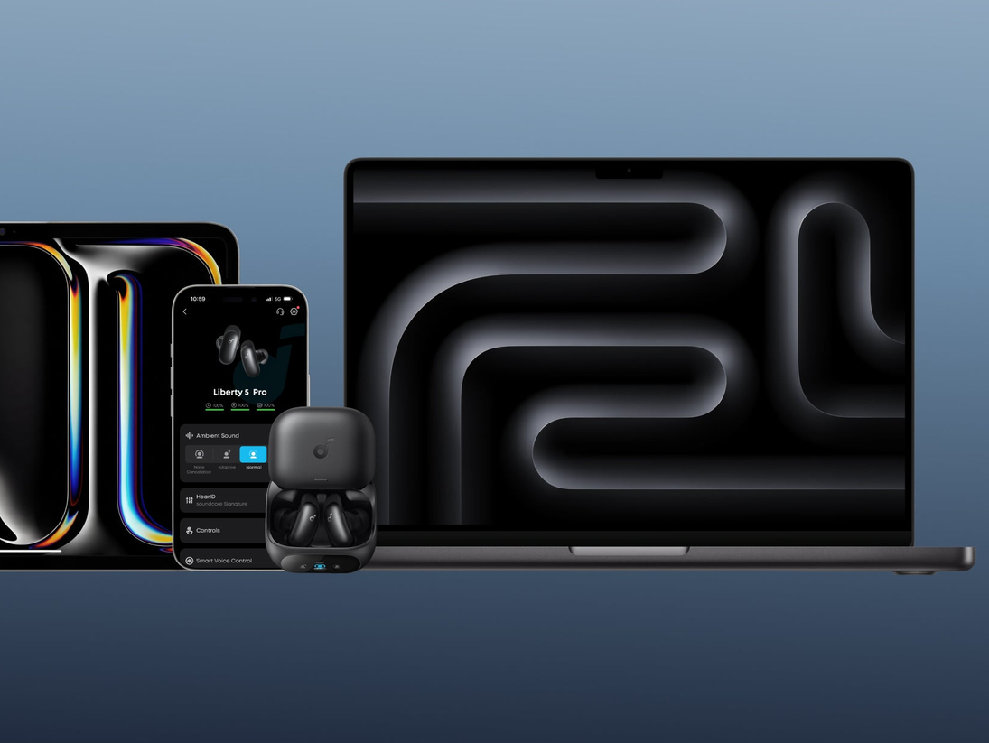 Belaidės ausinės „Anker Soundcore Liberty 5 Pro“, su ANC, baltos spalvos aprašymas - Prekės nuotrauka