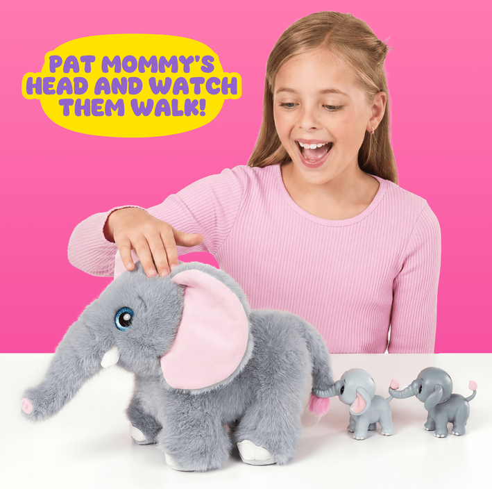 ZURU PETS ALIVE drambliukų mama su mažyliais aprašymas - Prekės nuotrauka