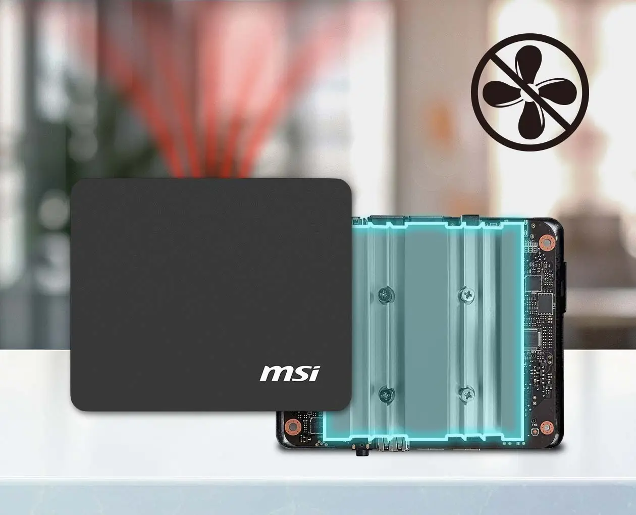 Mini kompiuteris MSI Cubi NUC TWG S-006XAT | Intel N150 | 8 GB RAM | 512 GB SSD | be OS aprašymas - Prekės nuotrauka