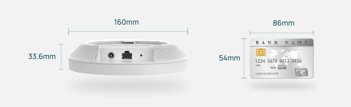 Prieigos taškas TP-Link EAP650 | AX3000 WiFi 6 aprašymas - Prekės nuotrauka