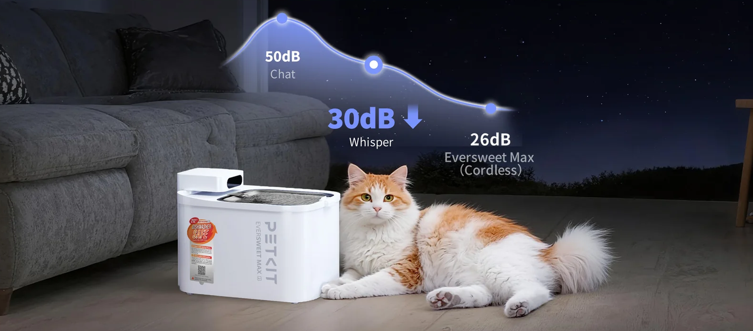 Išmanusis vandens fontanas PETKIT Eversweet Max 2 UVC 3L Baltas aprašymas - Prekės nuotrauka