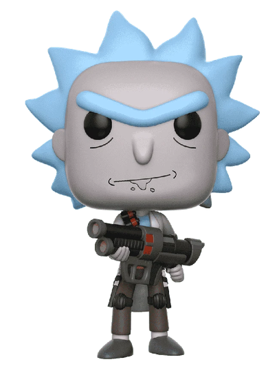 FUNKO POP! Vinilinė figūrėlė: Rick & Morty - Weaponized Rick, ~9 cm aprašymas - Prekės nuotrauka