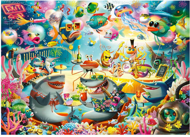Ravensburger Dėlionė 1000 vnt. - Poilsio zona aprašymas - Prekės nuotrauka