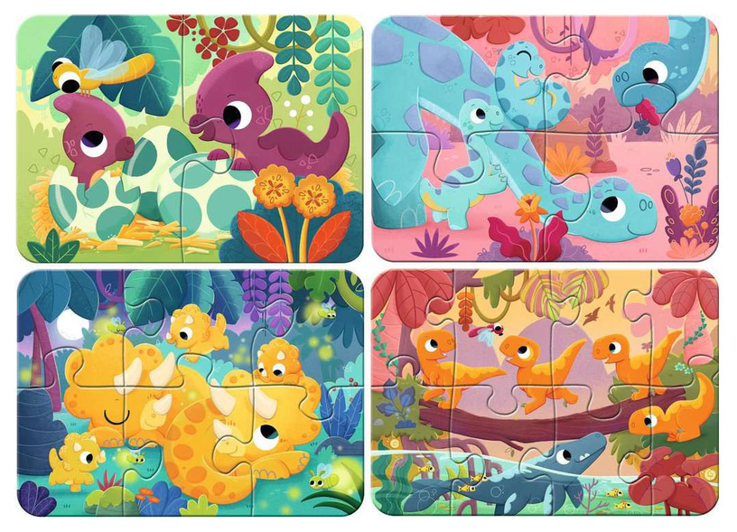 Ravensburger Dėlionė 20 vnt. - Mieli dinozaurai aprašymas - Prekės nuotrauka