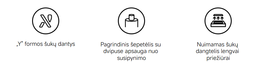 Dulkių siurblys - robotas Xiaomi Robot Vacuum H50 Pro, baltos spalvos aprašymas - Prekės nuotrauka