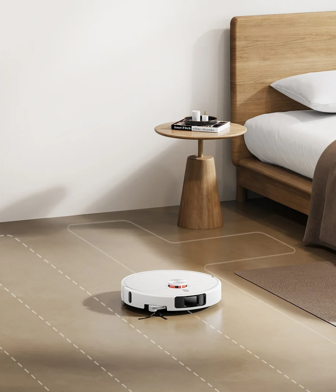 Dulkių siurblys - robotas Xiaomi Robot Vacuum H50 Pro, baltos spalvos aprašymas - Prekės nuotrauka