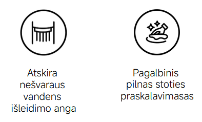 Dulkių siurblys - robotas Xiaomi Robot Vacuum H50 Pro, baltos spalvos aprašymas - Prekės nuotrauka