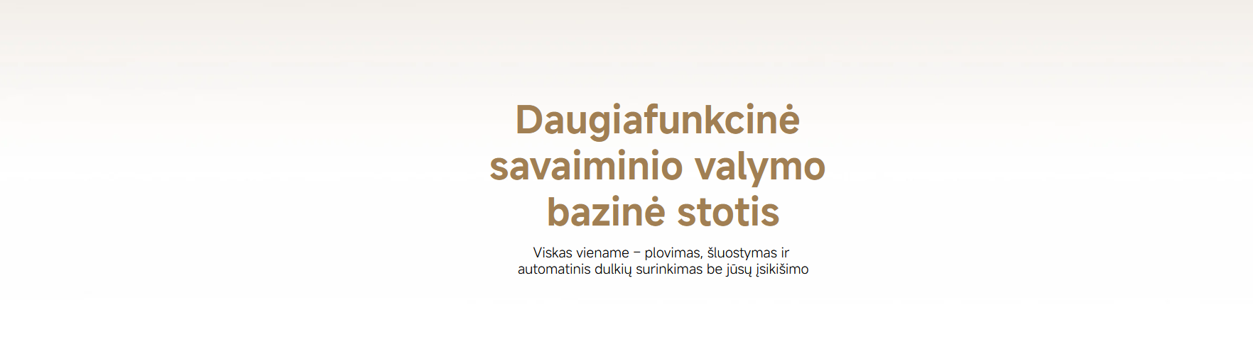 Dulkių siurblys - robotas Xiaomi Robot Vacuum H50 Pro, baltos spalvos aprašymas - Prekės nuotrauka