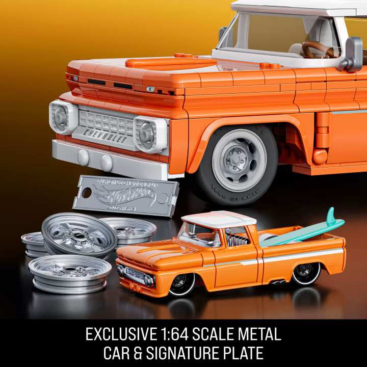 MATTEL BRICK SHOP HOT WHEELS konstruktorius – Elite Chevy (JFT20) aprašymas - Prekės nuotrauka