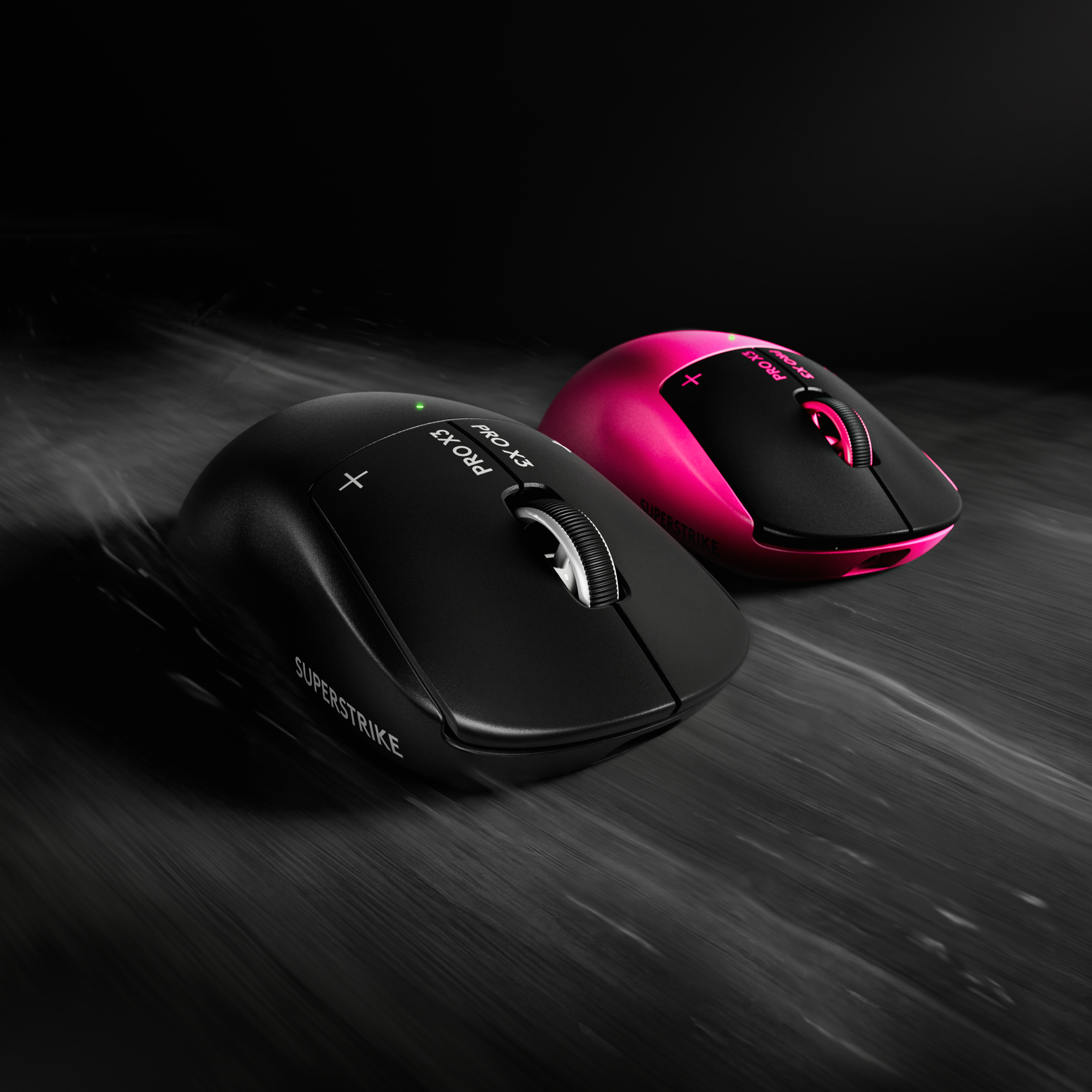 Belaidė žaidimų pelė Logitech Superstrike X3, Juoda aprašymas - Prekės nuotrauka