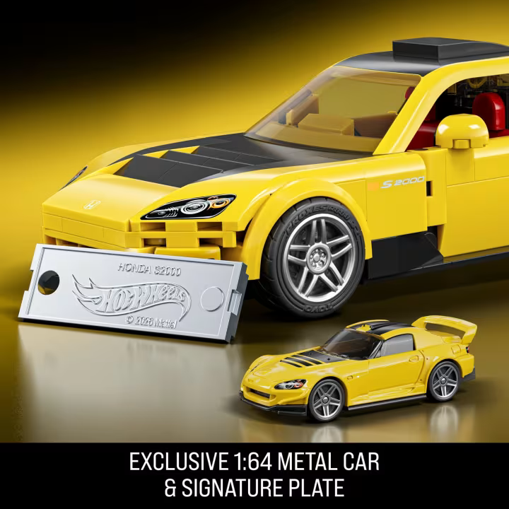MATTEL BRICK SHOP HOT WHEELS Honda S2000 konstruktorius (JFR88) aprašymas - Prekės nuotrauka