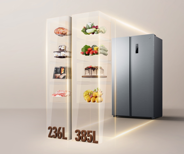 Šaldytuvas Xiaomi Mijia Refrigerator Side-by-Side 621L aprašymas - Prekės nuotrauka