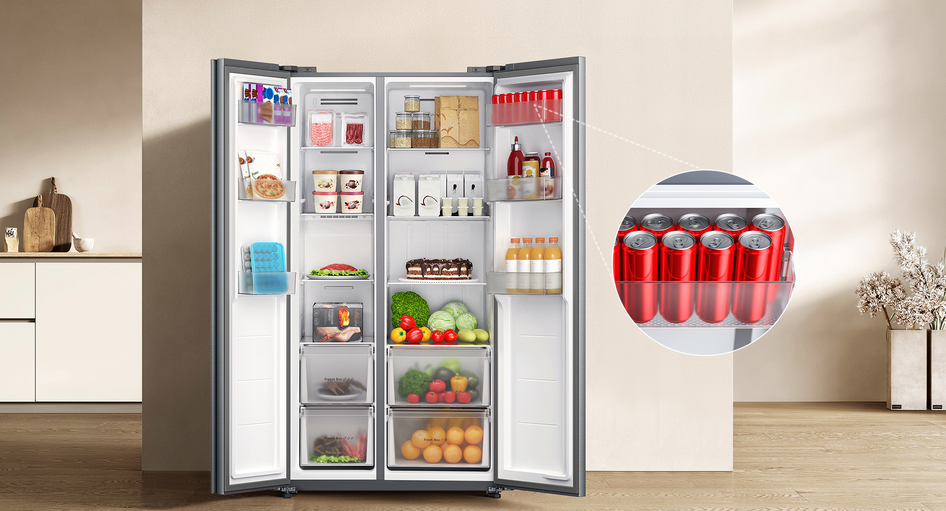 Šaldytuvas Xiaomi Mijia Refrigerator Side-by-Side 621L aprašymas - Prekės nuotrauka