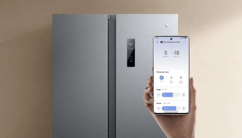 Šaldytuvas Xiaomi Mijia Refrigerator Side-by-Side 621L aprašymas - Prekės nuotrauka