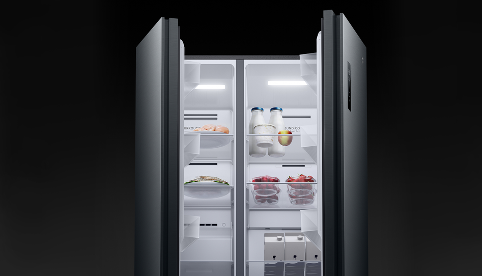 Šaldytuvas Xiaomi Mijia Refrigerator Side-by-Side 621L aprašymas - Prekės nuotrauka