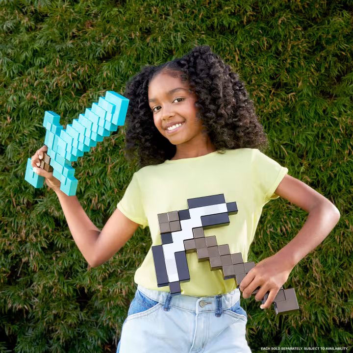 Mattel MINECRAFT geležinis kirtiklis (JLJ38) aprašymas - Prekės nuotrauka