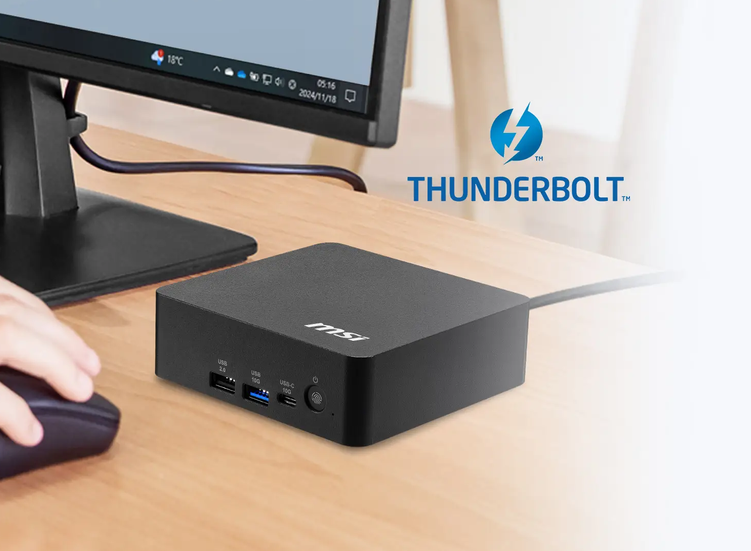 Mini kompiuteris MSI Cubi NUC AI+ 3MG-002EU | Ultra 9 386H | 32GB | 1TB | Win11Pro aprašymas - Prekės nuotrauka