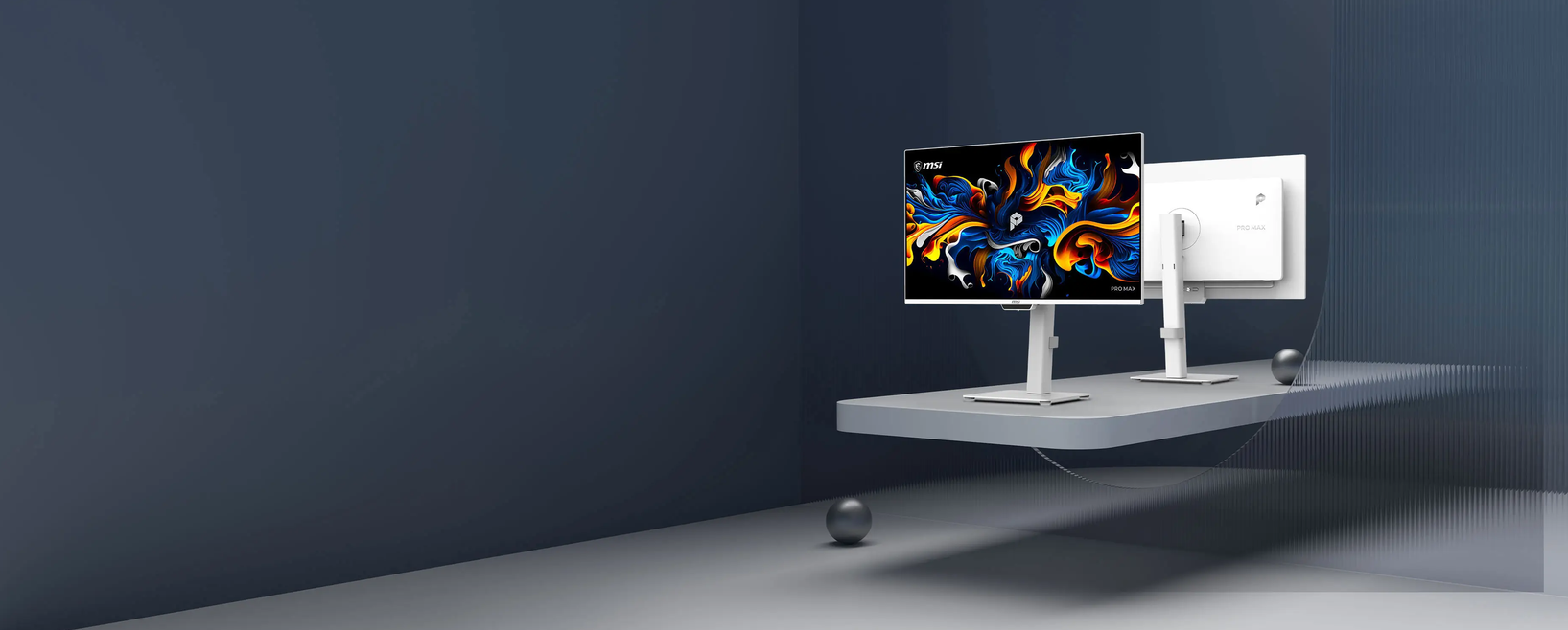 Monitorius MSI PRO MAX 271UPXW12G | 120 Hz | 3840x2160 | QD-OLED Flat | 26.5
