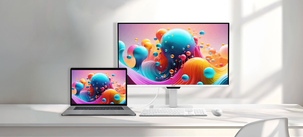 Monitorius MSI PRO MAX 271UPXW12G | 120 Hz | 3840x2160 | QD-OLED Flat | 26.5