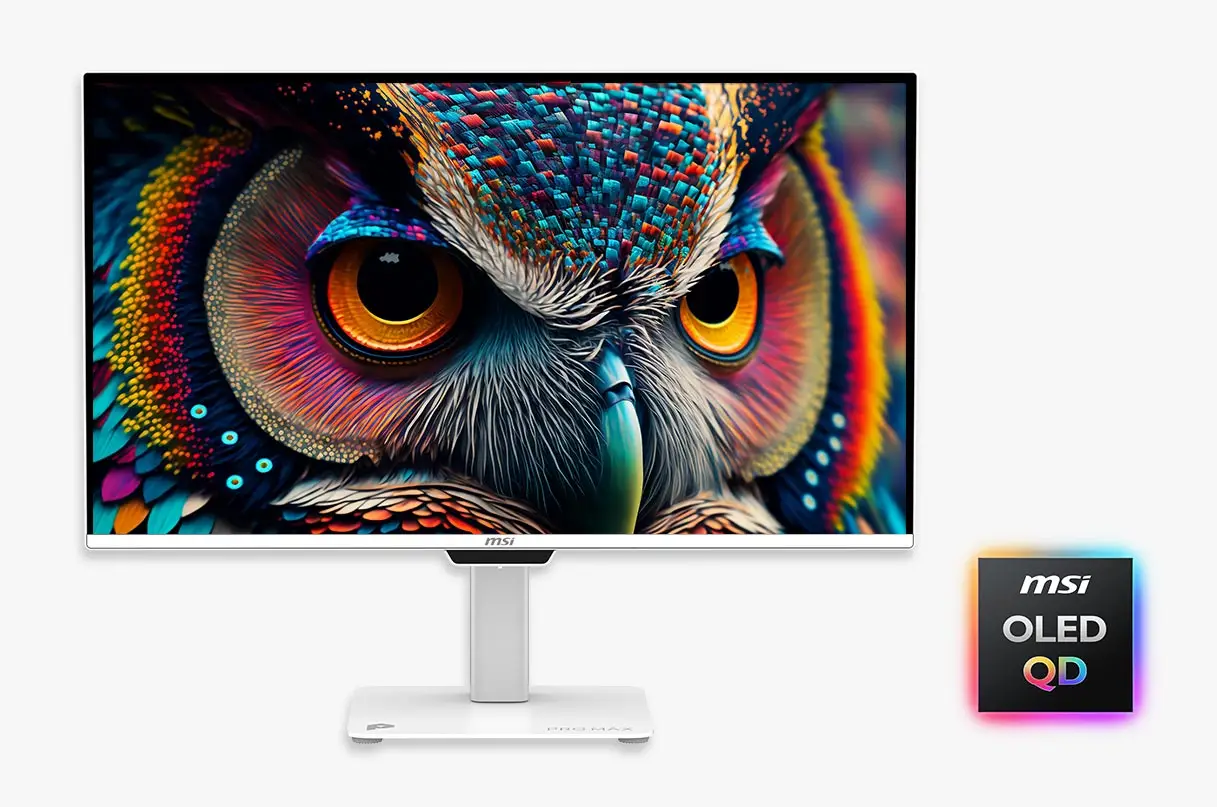 Monitorius MSI PRO MAX 271UPXW12G | 120 Hz | 3840x2160 | QD-OLED Flat | 26.5