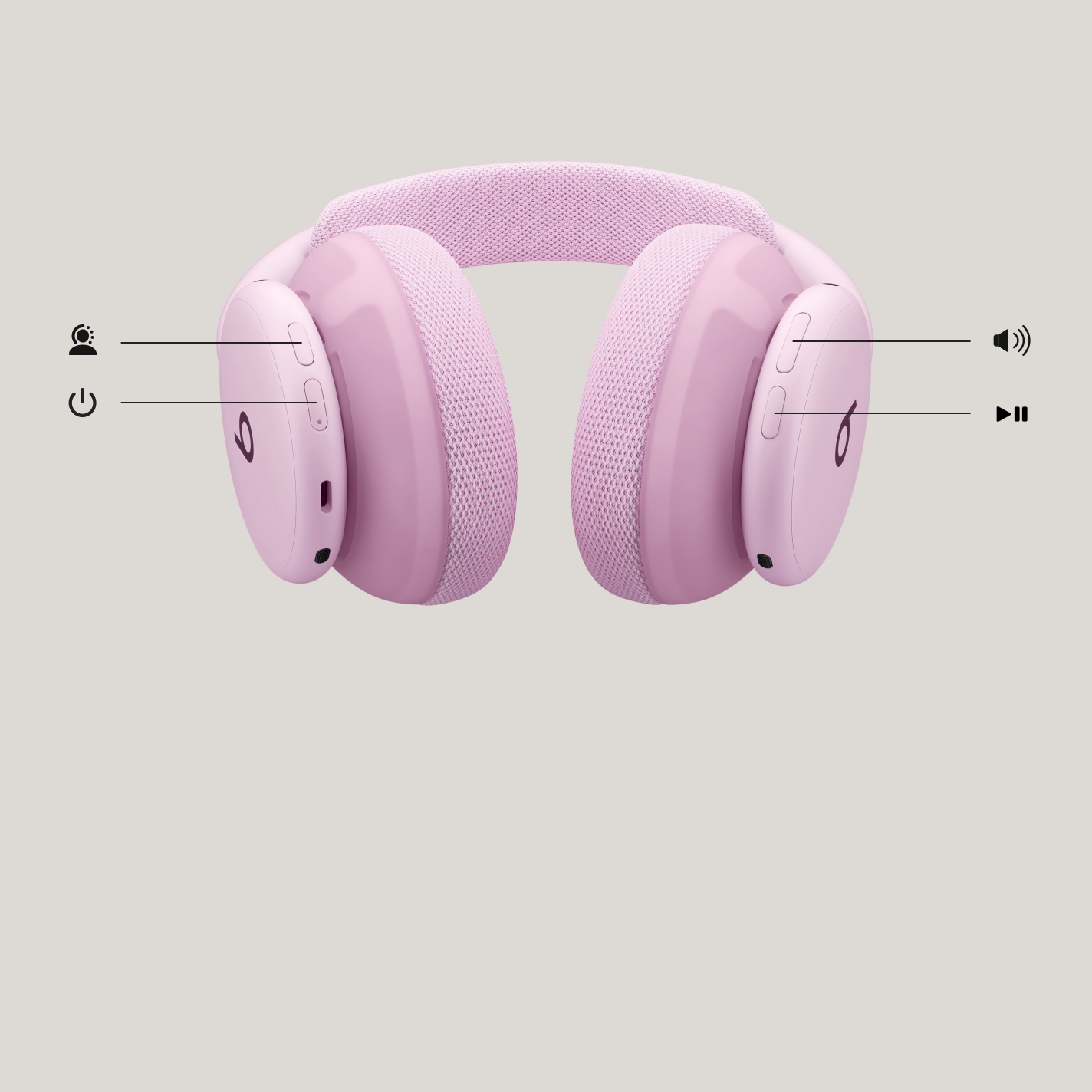 Beats 360 Over-Ear Headphones - Sky with Sky Performance Knit Cushions - MJE44ZM/A aprašymas - Prekės nuotrauka