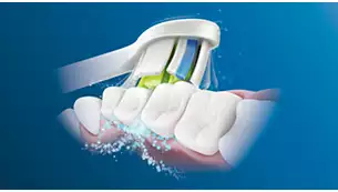 Philips Sonicare W2c Optimal Baltos kompaktiškos Sonic dantų šepetėlio galvutės, HX6074/27, 4 vnt. aprašymas - Prekės nuotrauka