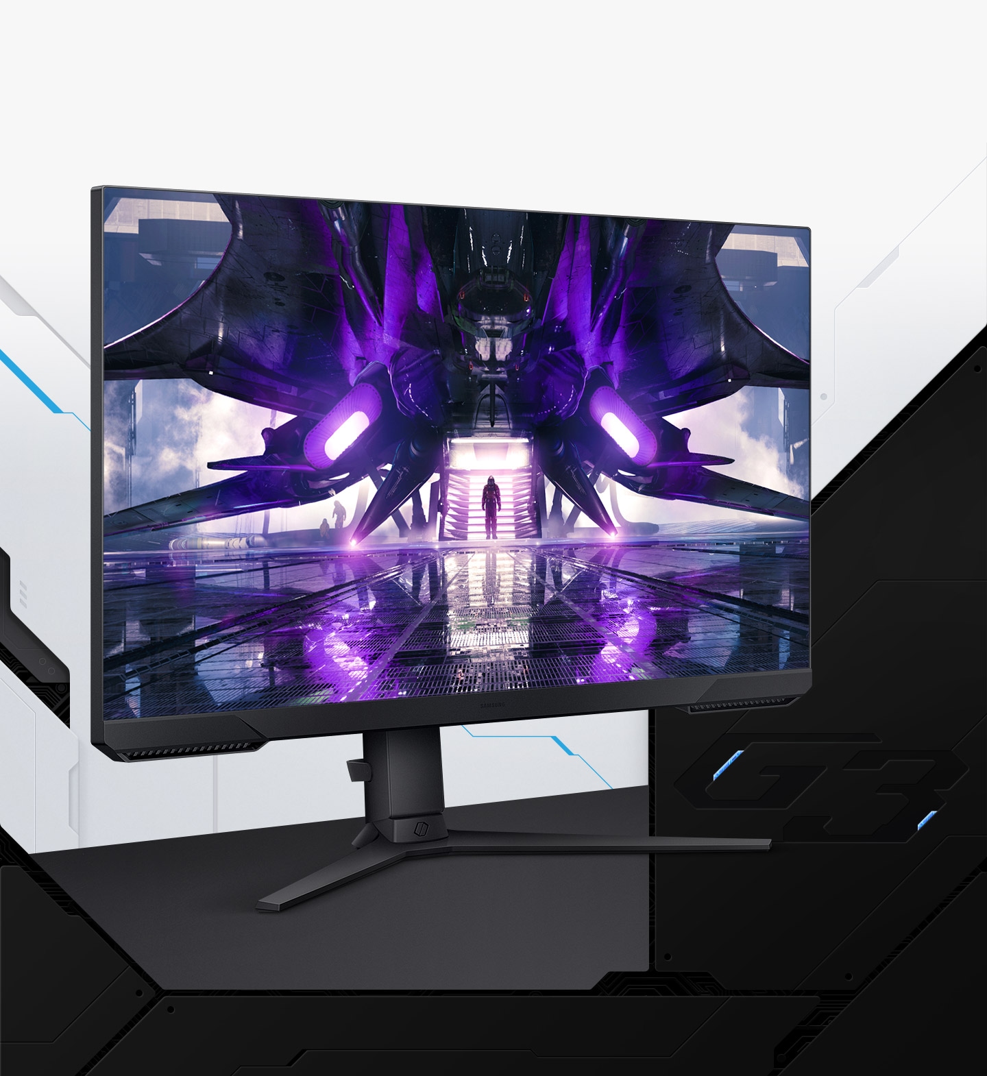 Monitorius Samsung Odyssey G3 S27AG304NR/Gaming/FHD(1920x1080)/144Hz/1ms/16:9/HDMI DisplayPort VESA Pivot aprašymas - Prekės nuotrauka