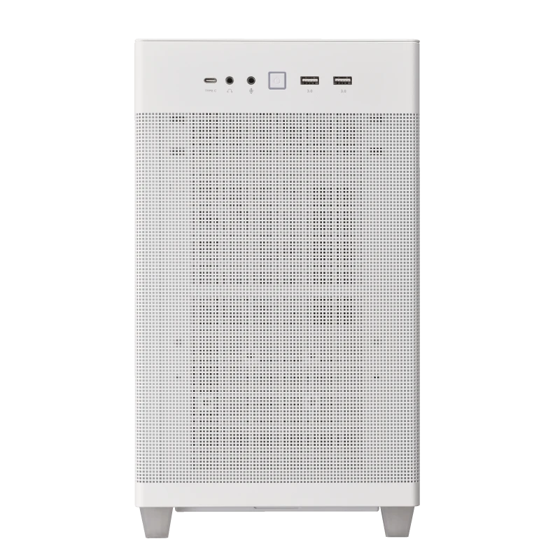 Kompiuterio korpusas ASUS Prime AP201 MicroATX Case/Baltos spalvos aprašymas - Prekės nuotrauka