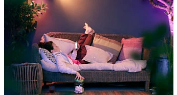 Philips Hue Econic Lauko Šviestuvas (Baltas ir spalvotas) aprašymas - Prekės nuotrauka