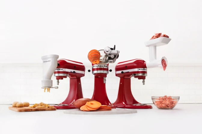 Virtuvinis kombainas KitchenAid 5KSM175PSEER, Raudonos spalvos aprašymas - Prekės nuotrauka
