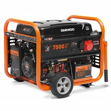 Benzininis trifazis generatorius DAEWOO GDA 8500E-3 su el. starteriu aprašymas - Prekės nuotrauka