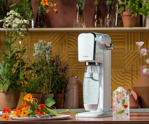 Gazuotų gėrimų gaminimo aparatas SodaStream ART, baltas aprašymas - Prekės nuotrauka