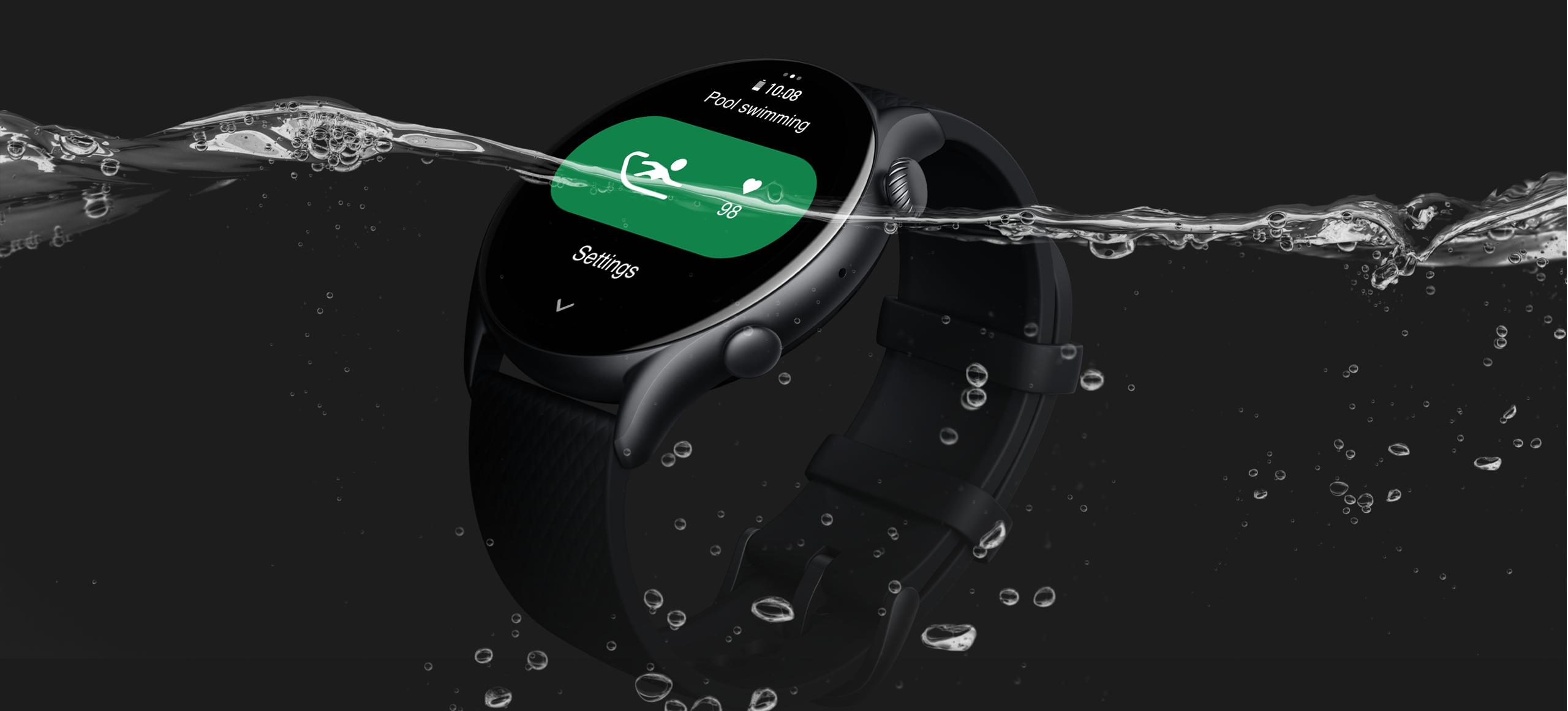 Išmanusis laikrodis Amazfit GTR 3 Pro, Juodos spalvos aprašymas - Prekės nuotrauka