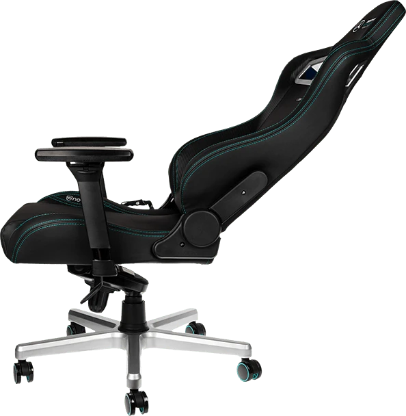 Žaidimų kėdė Noblechairs EPIC Mercedes-AMG Petronas Formula One Team - 2021 Edition Vinilo/PU hibridinės odos žaidimų kėdė aprašymas - Prekės nuotrauka