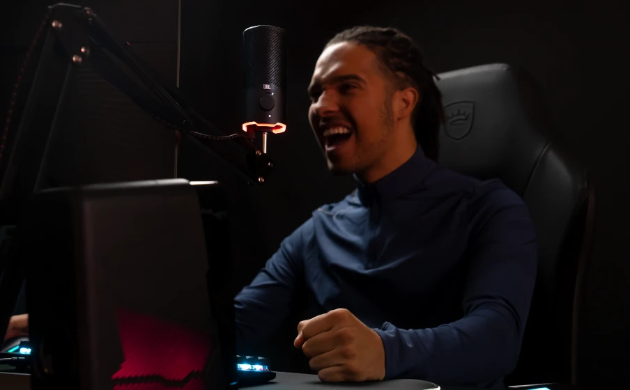 JBL Quantum Stream mikrofonas, Juodos spalvos aprašymas - Prekės nuotrauka