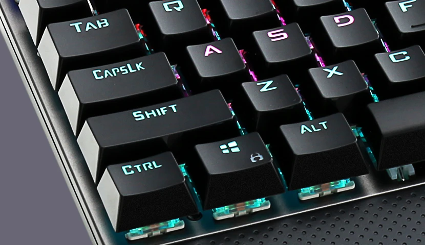 Mechaninė žaidimų klaviatūra Canyon Nightfall CND-SKB7-RU, Black Switch, LED, RU išdėstymas aprašymas - Prekės nuotrauka