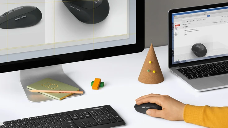 Optinė belaidė pelė LOGITECH M590 Multi-Device Silent 910-005197 grafito spalvos aprašymas - Prekės nuotrauka