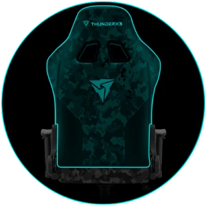 Žaidimų kėdė ThunderX3 BC1 CAMO Gaming Chair, Mėlyna aprašymas - Prekės nuotrauka
