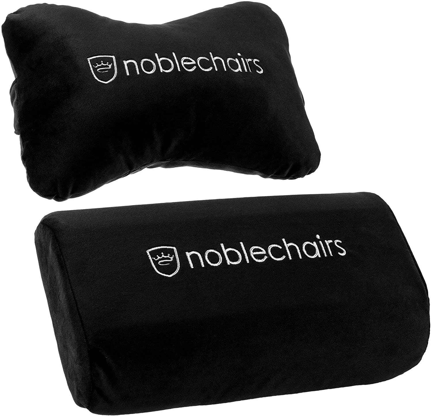 Žaidimų kėdės pagalvėlių rinkinys Noblechairs Cushion Set, tinka EPIC/ICON/HERO, Juoda-balta aprašymas - Prekės nuotrauka