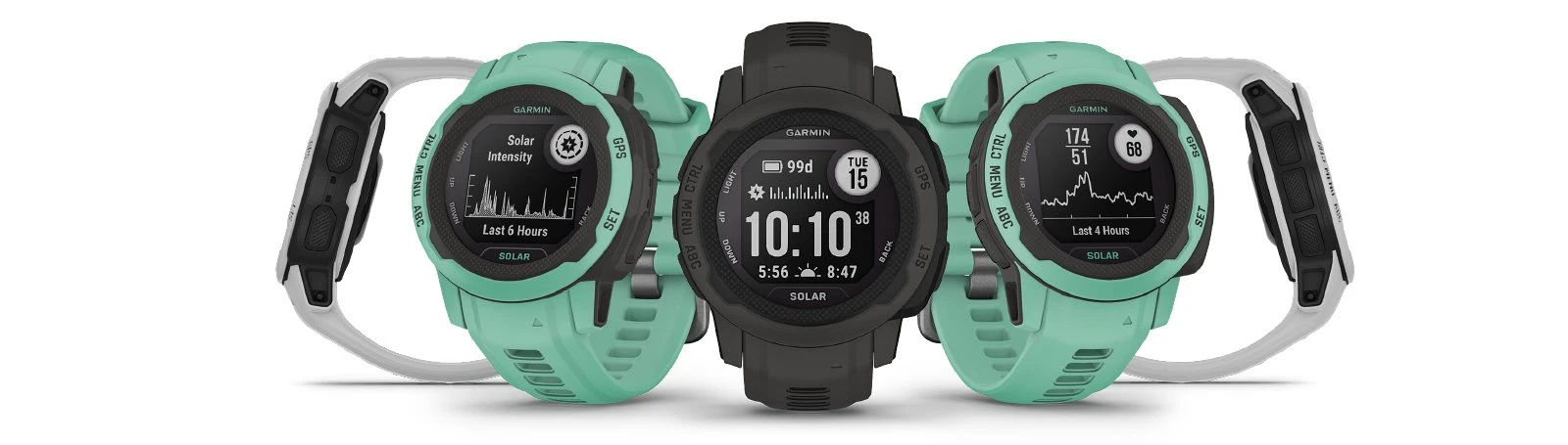Išmanusis laikrodis Garmin Instinct 2S Solar, Grafito spalvos aprašymas - Prekės nuotrauka
